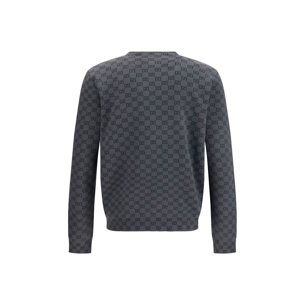 Gucci Gray Wool Oves Aries Cardigan - HBPS Beauty & Fashion