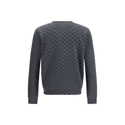 Gucci Gray Wool Oves Aries Cardigan - HBPS Beauty & Fashion