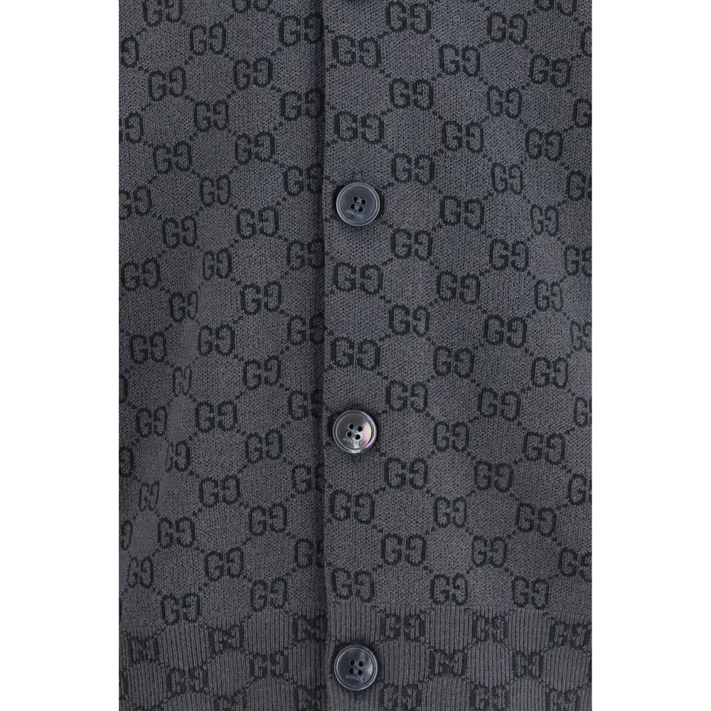 Gucci Gray Wool Oves Aries Cardigan - HBPS Beauty & Fashion