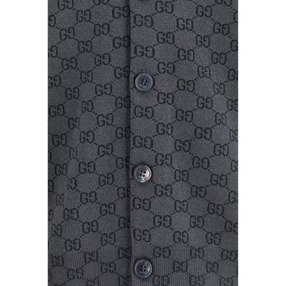 Gucci Gray Wool Oves Aries Cardigan - HBPS Beauty & Fashion