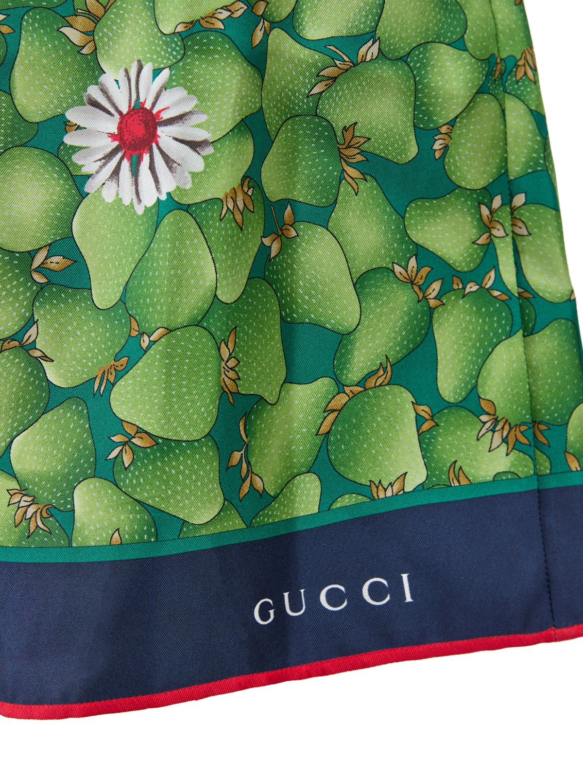 Gucci Green Flower Printed Silk Shorts - HBPS Beauty & Fashion