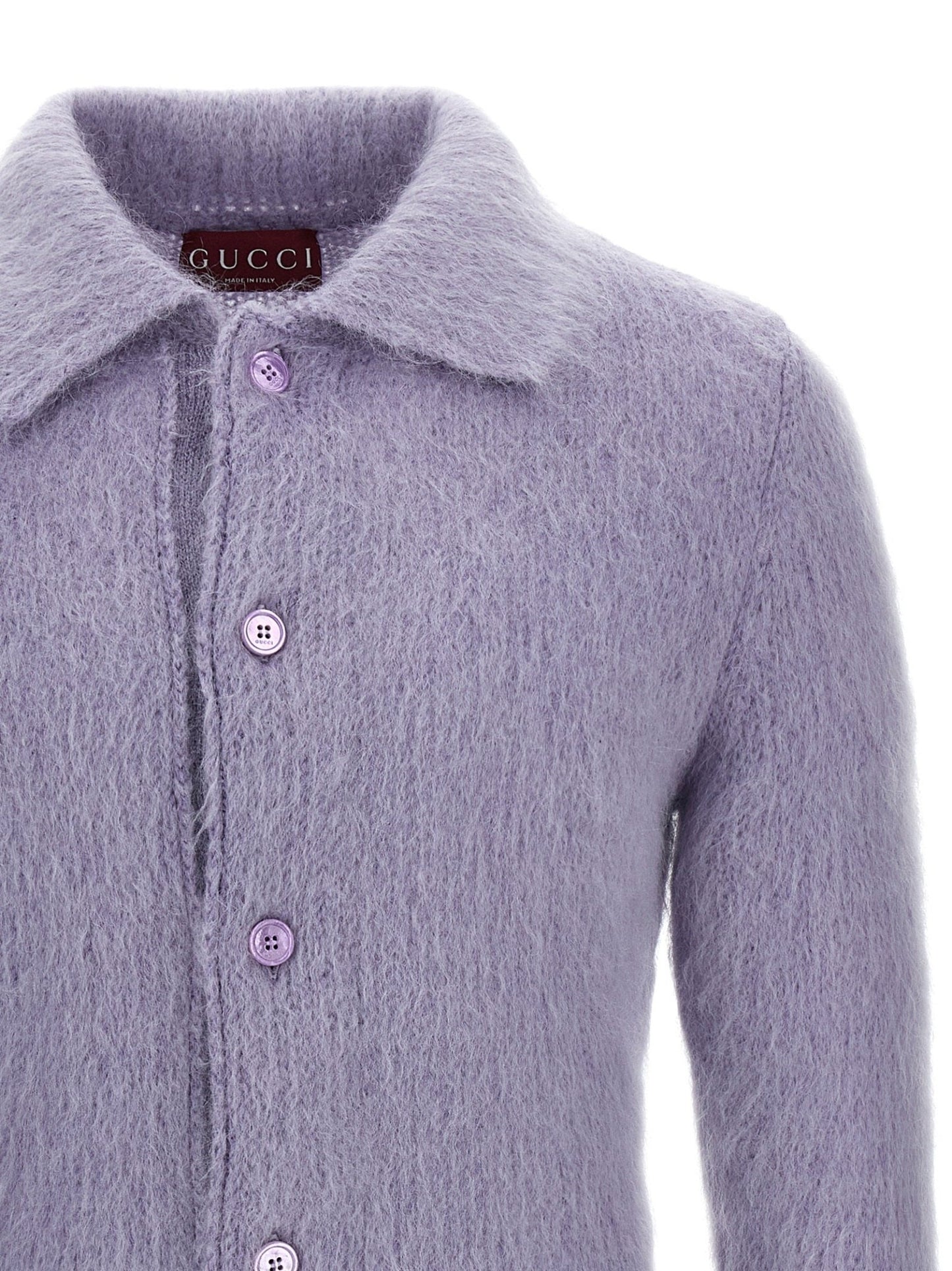 Gucci Purple Wool Cardigan - HBPS Beauty & Fashion
