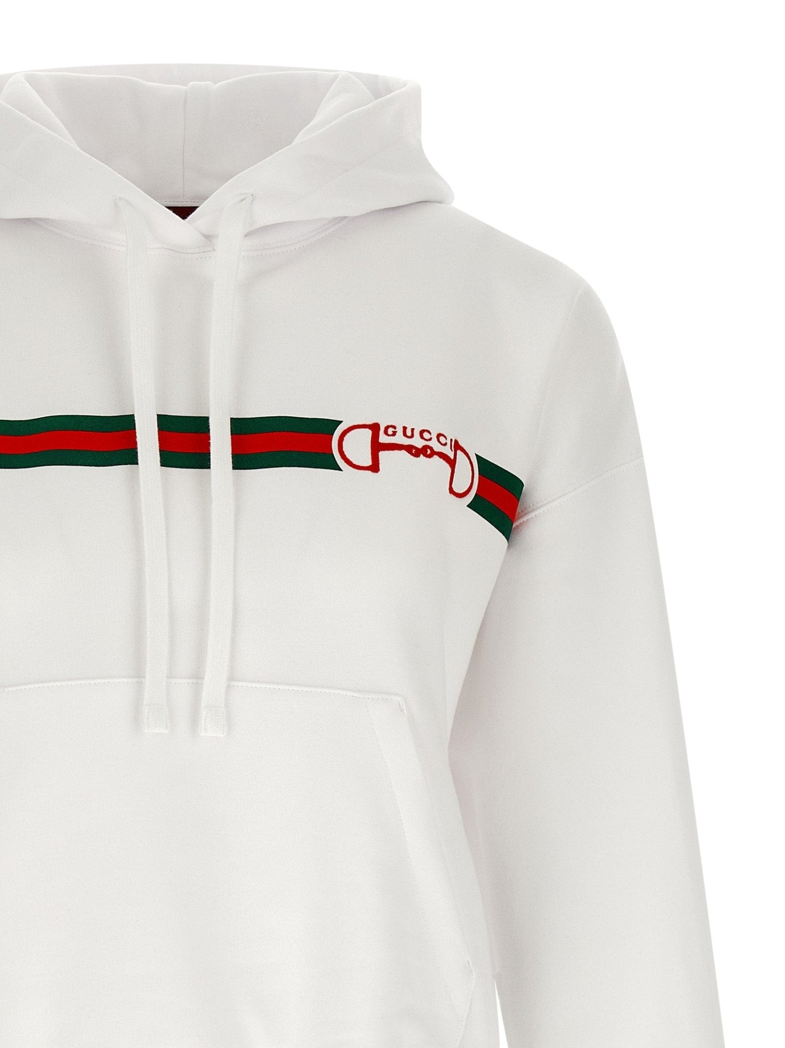 Gucci White Cotton Hoodie - HBPS Beauty & Fashion