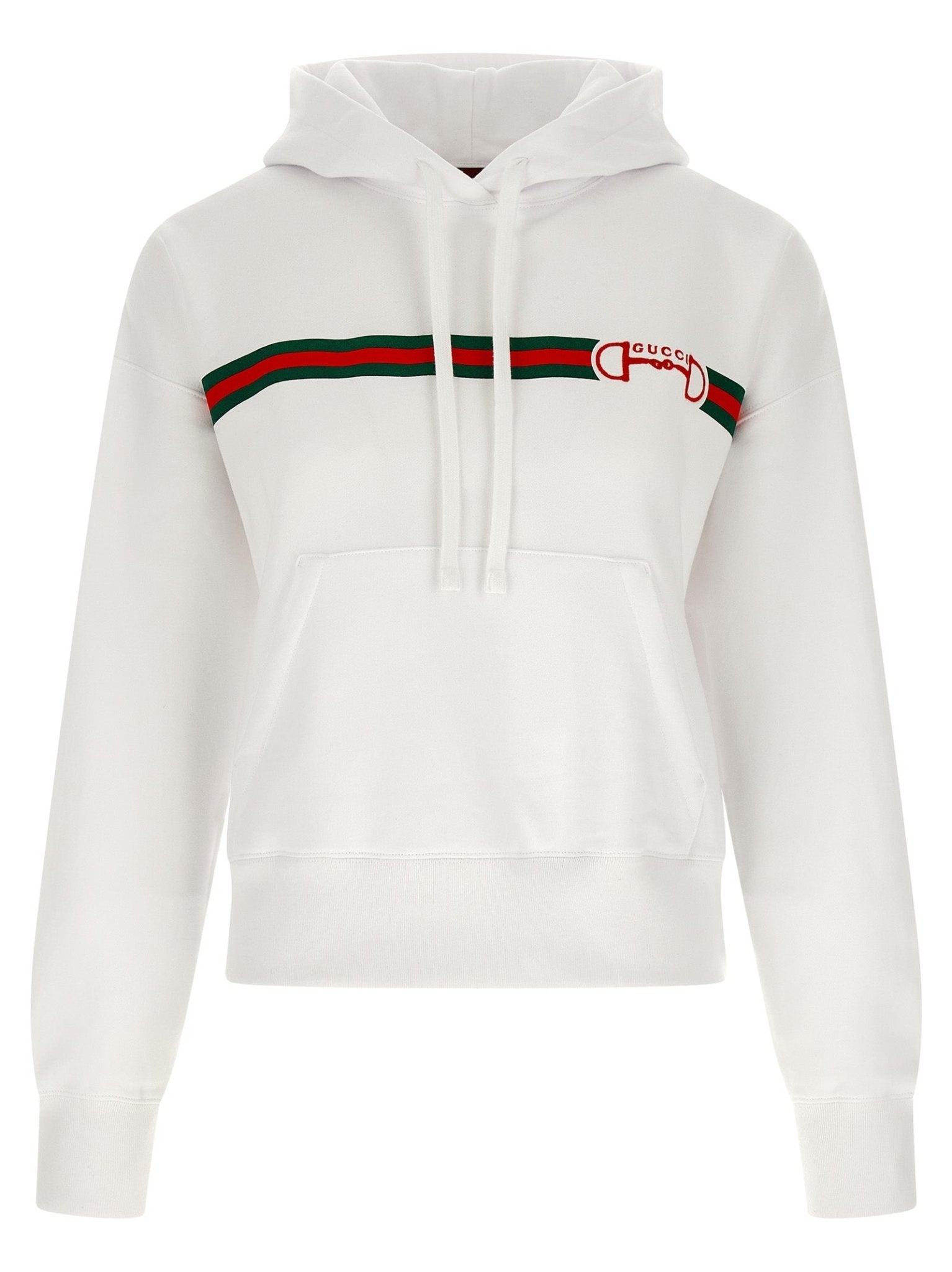 Gucci White Cotton Hoodie - HBPS Beauty & Fashion