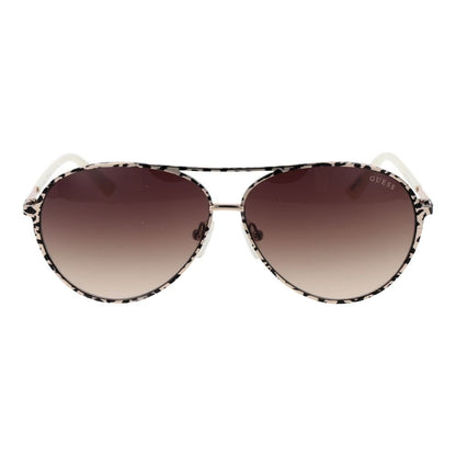Guess Beige Metal Sunglasses - HBPS Beauty & Fashion