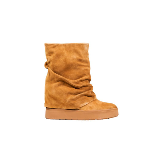 Guess Beige Suede Leather Ankle Boots - HBPS Beauty & Fashion