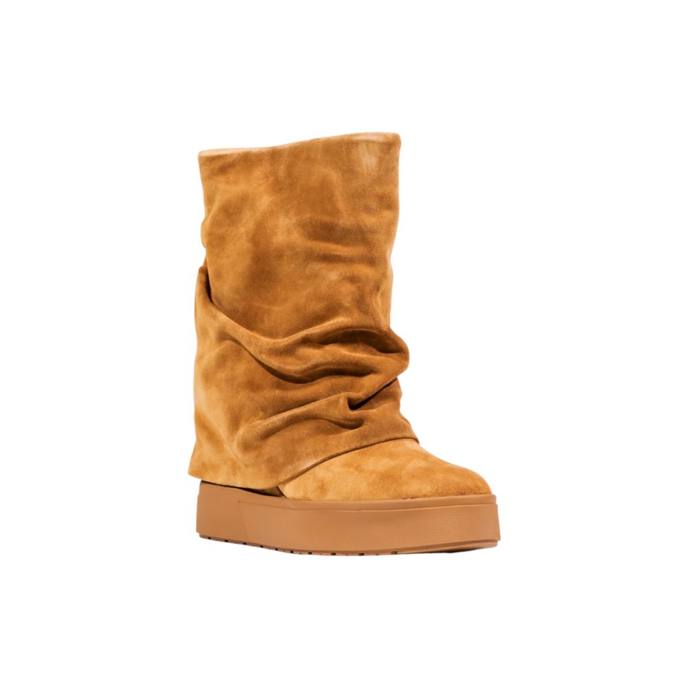 Guess Beige Suede Leather Ankle Boots - HBPS Beauty & Fashion