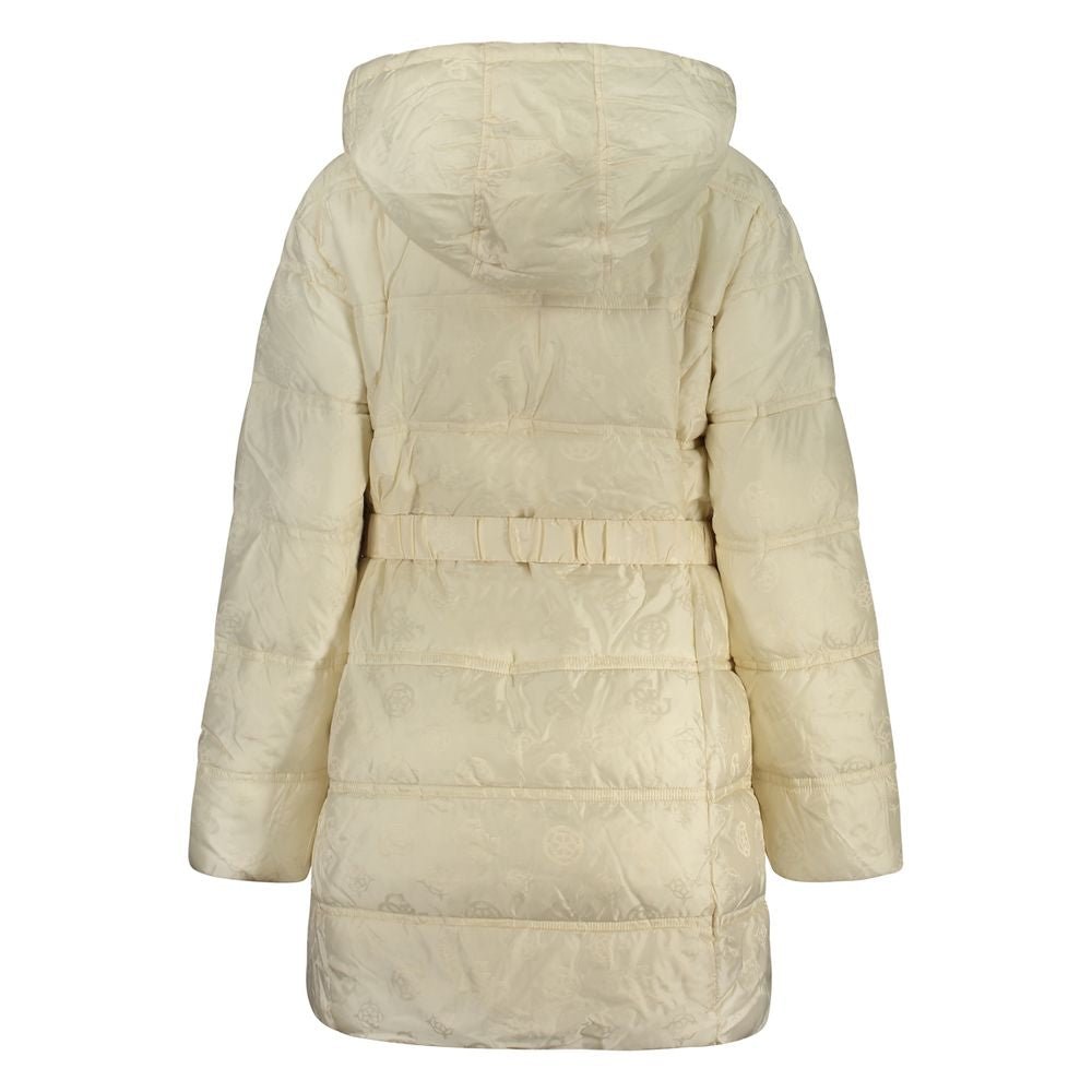 Guess Jeans Beige Poliammide Women's Jacket - HBPS Beauty & Fashion