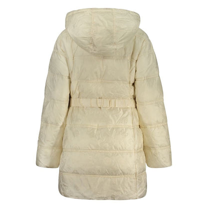 Guess Jeans Beige Poliammide Women's Jacket - HBPS Beauty & Fashion