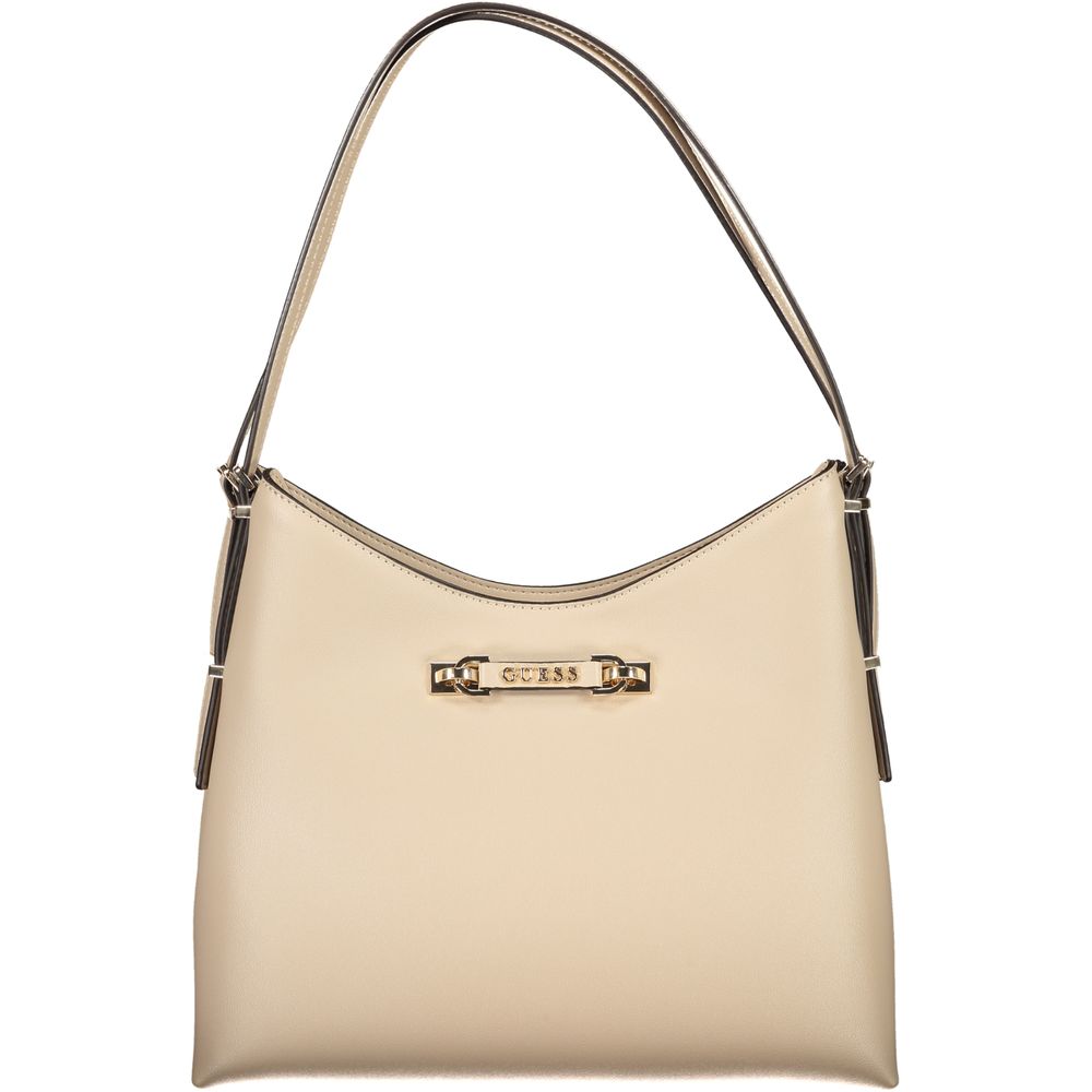 Guess Jeans Beige Poliuretano Women Handbag - HBPS Beauty & Fashion