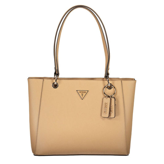Guess Jeans Beige Poliuretano Women's Bag - HBPS Beauty & Fashion