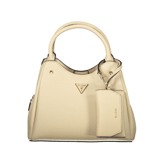 Guess Jeans Beige Polyethylene Handbag - HBPS Beauty & Fashion