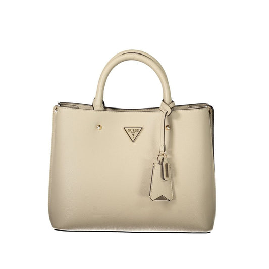 Guess Jeans Beige Polyurethane Women Bag - HBPS Beauty & Fashion