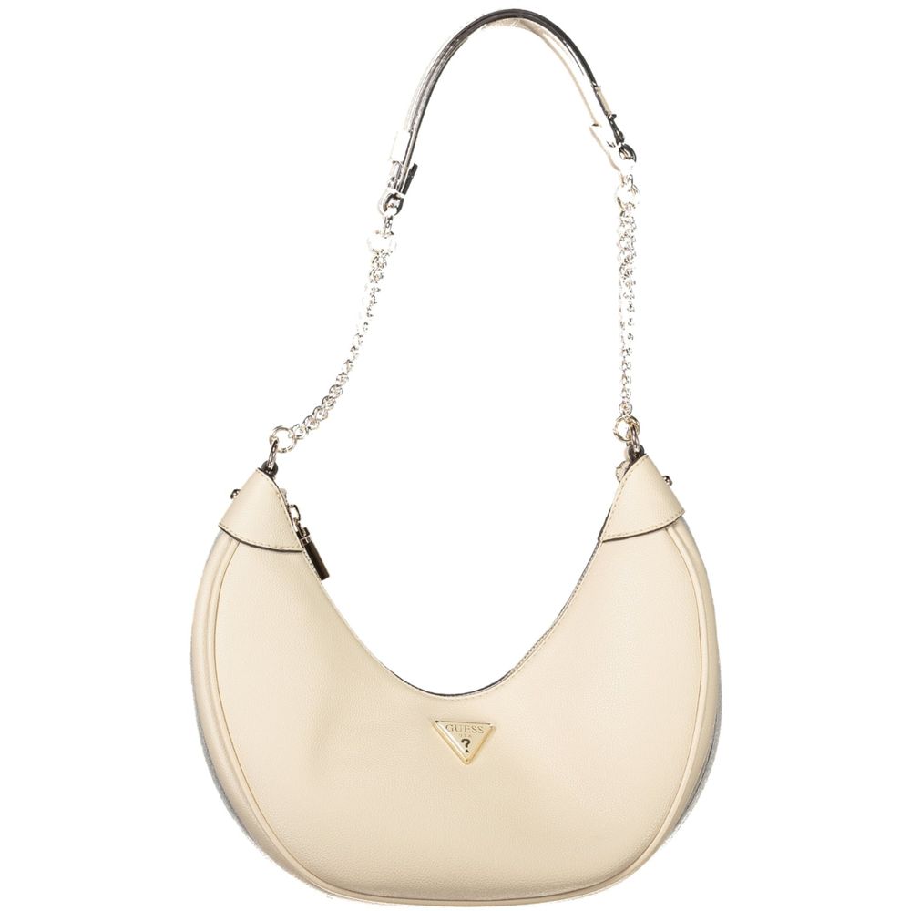 Guess Jeans Beige Polyurethane Women Handbag - HBPS Beauty & Fashion