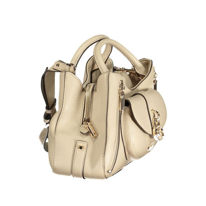 Guess Jeans Beige Polyurethane Women Handbag - HBPS Beauty & Fashion