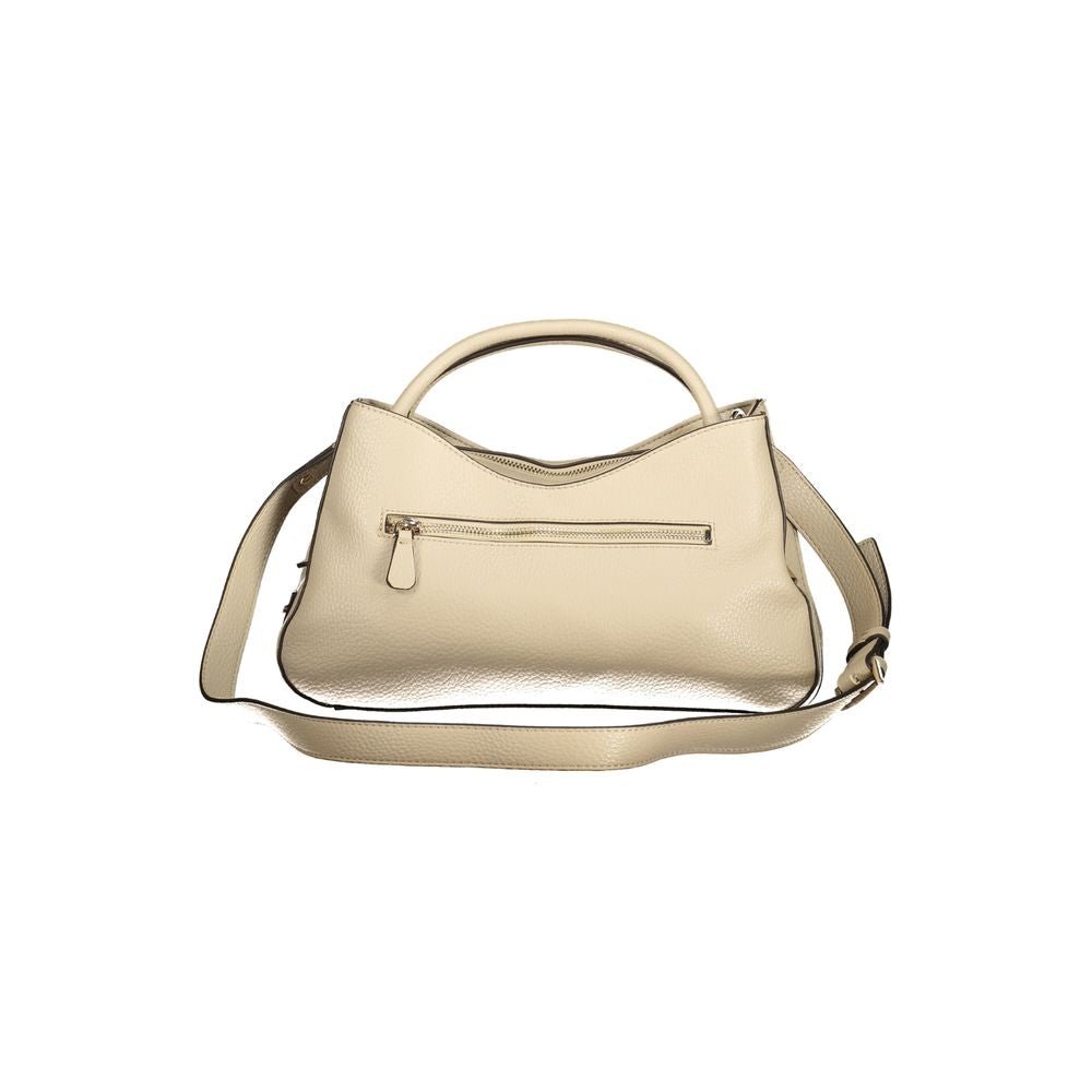 Guess Jeans Beige Polyurethane Women Handbag - HBPS Beauty & Fashion