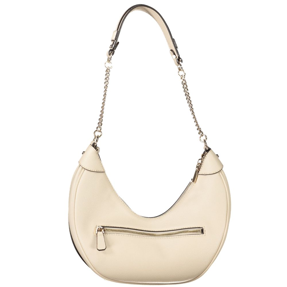 Guess Jeans Beige Polyurethane Women Handbag - HBPS Beauty & Fashion