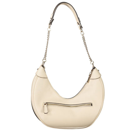 Guess Jeans Beige Polyurethane Women Handbag - HBPS Beauty & Fashion