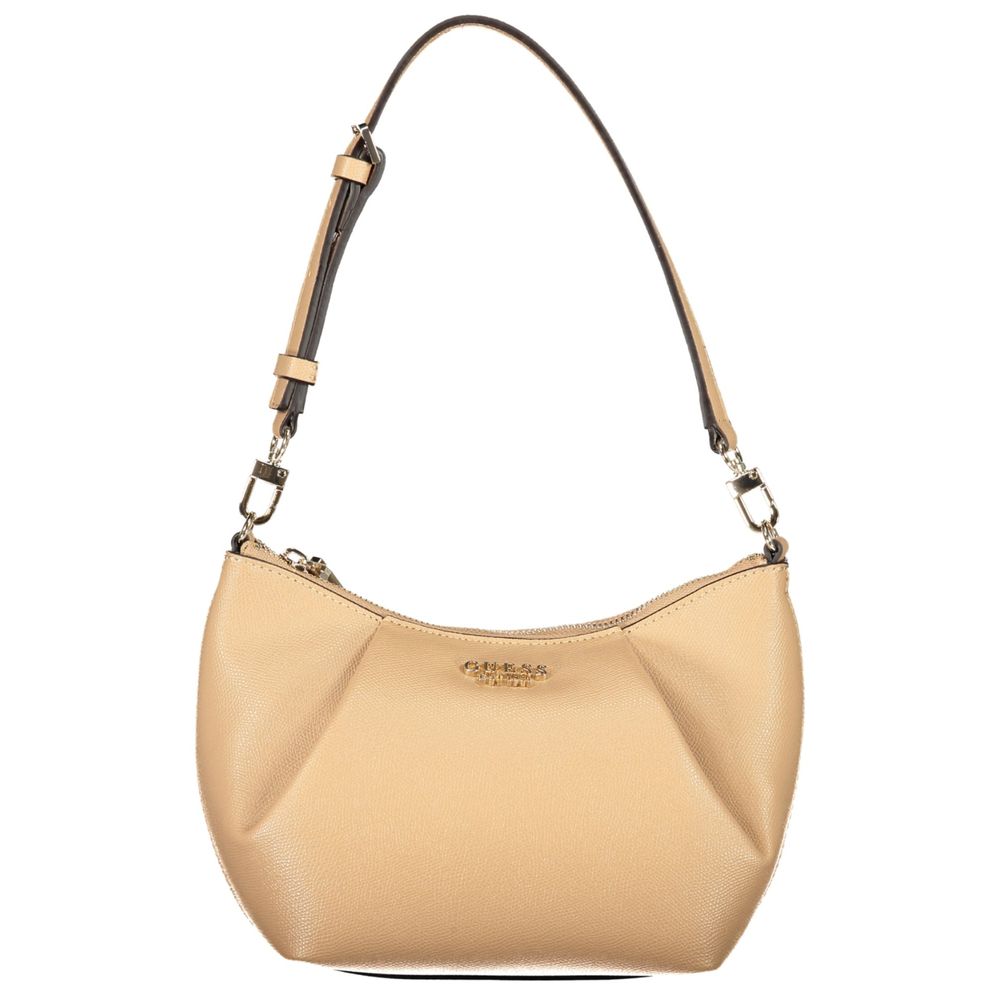 Guess Jeans Beige Polyurethane Women's Bag - HBPS Beauty & Fashion