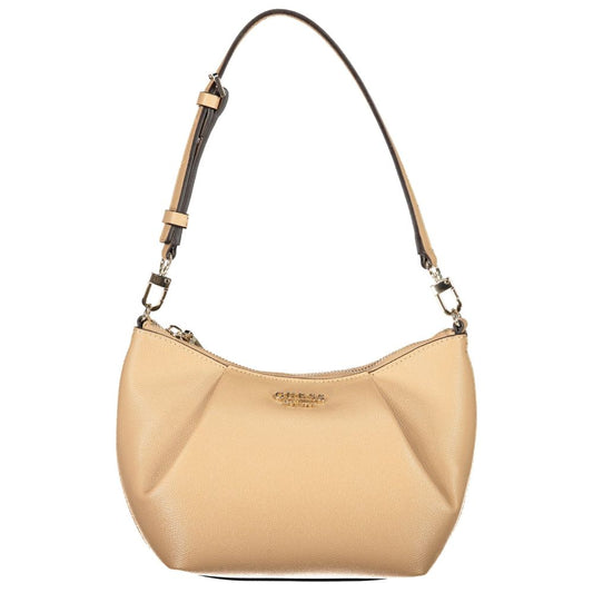 Guess Jeans Beige Polyurethane Women's Bag - HBPS Beauty & Fashion