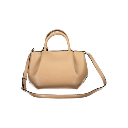 Guess Jeans Beige Polyurethane Women's Bag - HBPS Beauty & Fashion