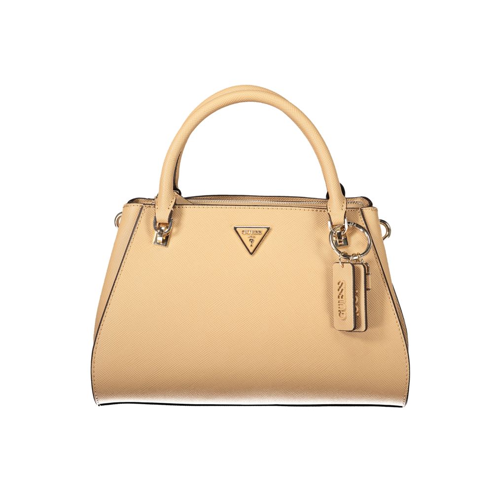 Guess Jeans Beige Polyurethane Women's Bag - HBPS Beauty & Fashion