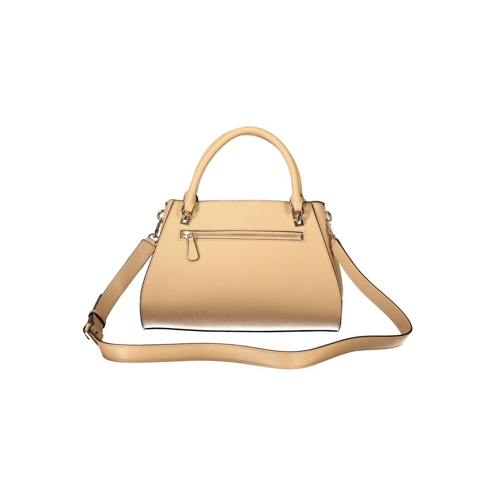 Guess Jeans Beige Polyurethane Women's Bag - HBPS Beauty & Fashion