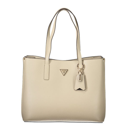 Guess Jeans Beige Polyurethane Women's Bag - HBPS Beauty & Fashion
