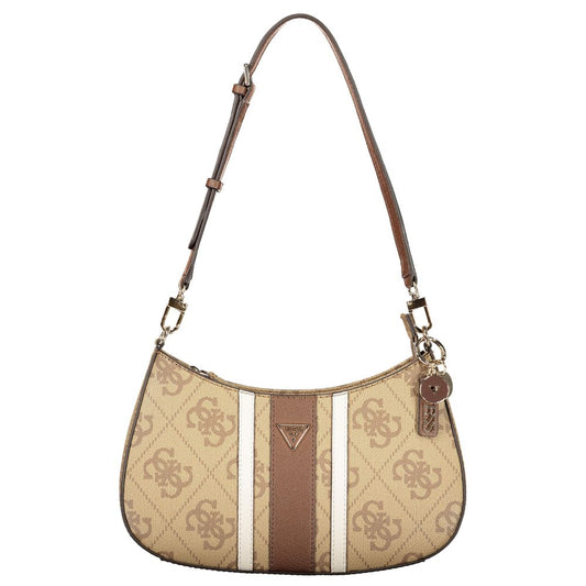 Guess Jeans Beige Polyurethane Women's Bag - HBPS Beauty & Fashion