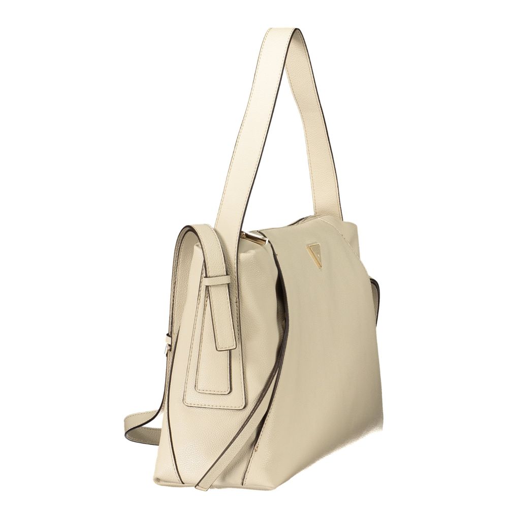 Guess Jeans Beige Polyurethane Women's Bag - HBPS Beauty & Fashion