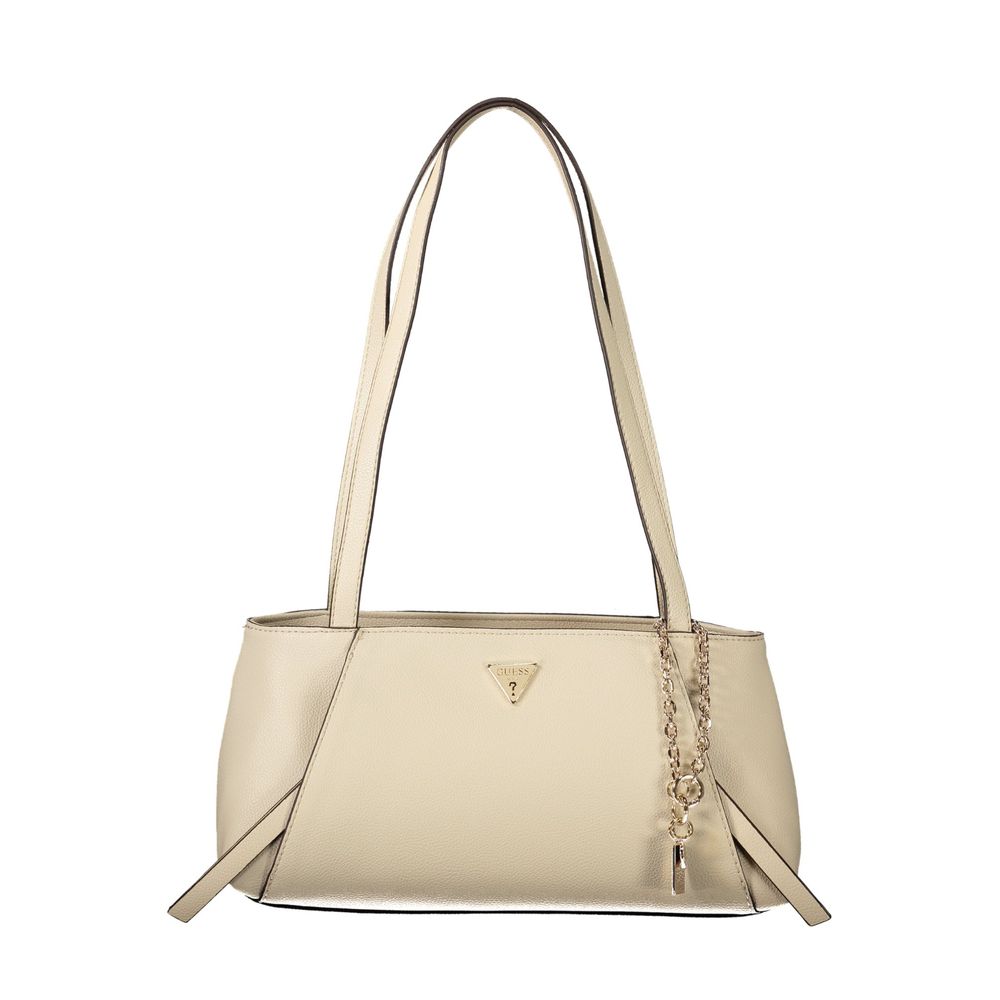 Guess Jeans Beige Polyurethane Women's Bag - HBPS Beauty & Fashion