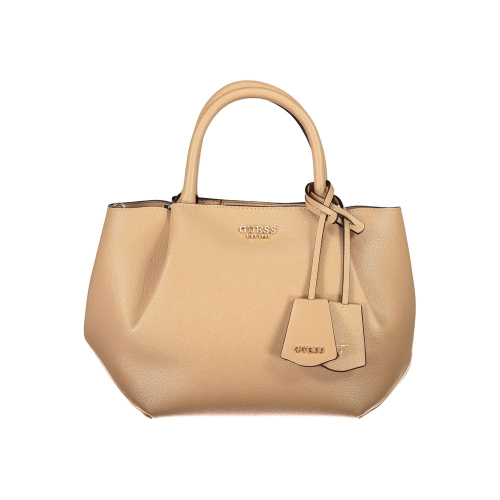Guess Jeans Beige Polyurethane Women's Bag - HBPS Beauty & Fashion