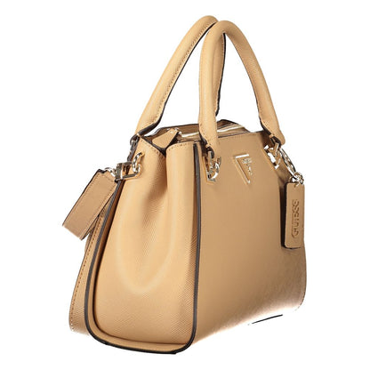 Guess Jeans Beige Polyurethane Women's Bag - HBPS Beauty & Fashion