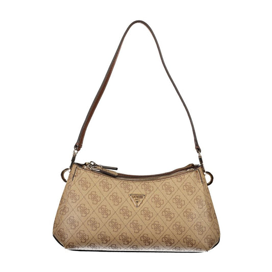 Guess Jeans Beige Polyurethane Women's Bag - HBPS Beauty & Fashion