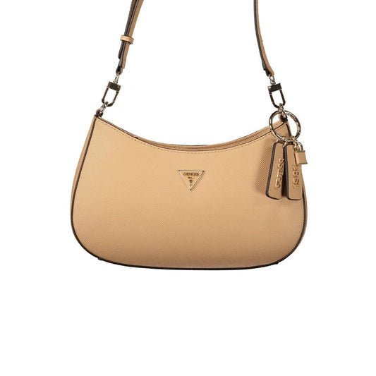 Guess Jeans Beige Polyurethane Women's Bag - HBPS Beauty & Fashion