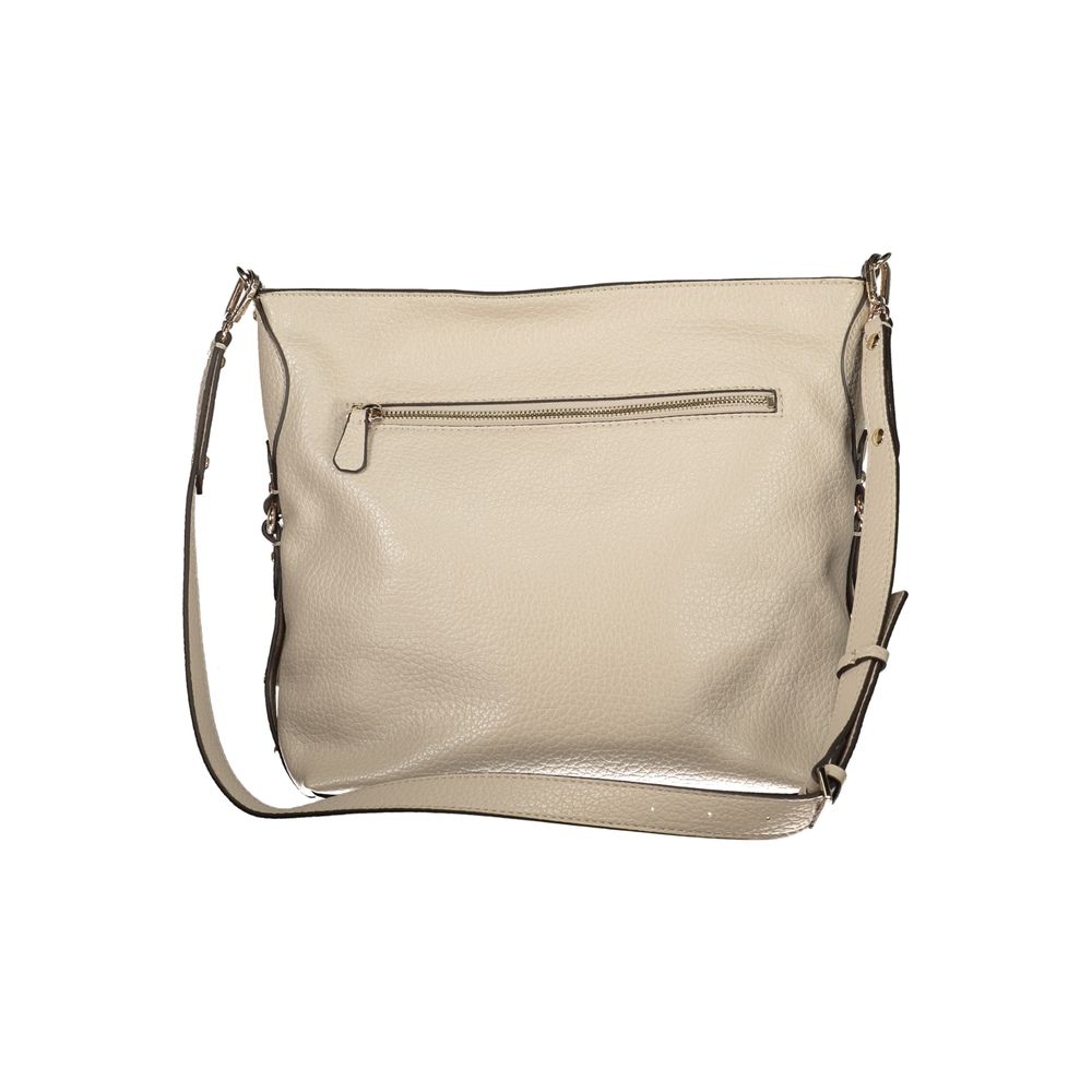 Guess Jeans Beige Polyurethane Women's Handbag - HBPS Beauty & Fashion