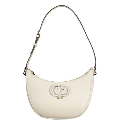 Guess Jeans Bianco Polyurethane Women Handbag - HBPS Beauty & Fashion