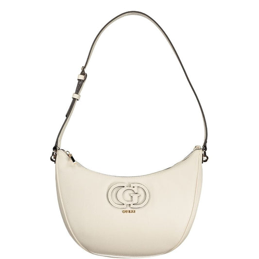 Guess Jeans Bianco Polyurethane Women Handbag - HBPS Beauty & Fashion