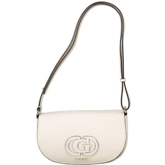 Guess Jeans Bianco Polyurethane Women Handbag - HBPS Beauty & Fashion