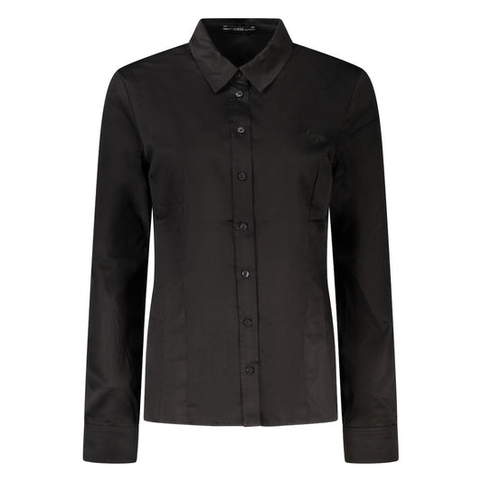 Guess Jeans Black Cotton Women's Shirt - HBPS Beauty & Fashion