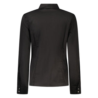 Guess Jeans Black Cotton Women's Shirt - HBPS Beauty & Fashion