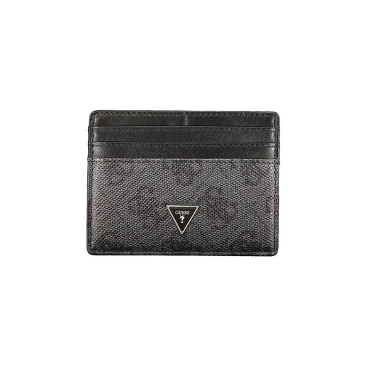 Guess Jeans Black Leather Men Wallet - HBPS Beauty & Fashion