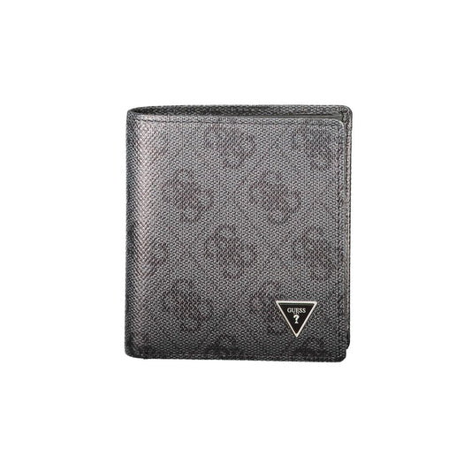 Guess Jeans Black Leather Men's Wallet - HBPS Beauty & Fashion