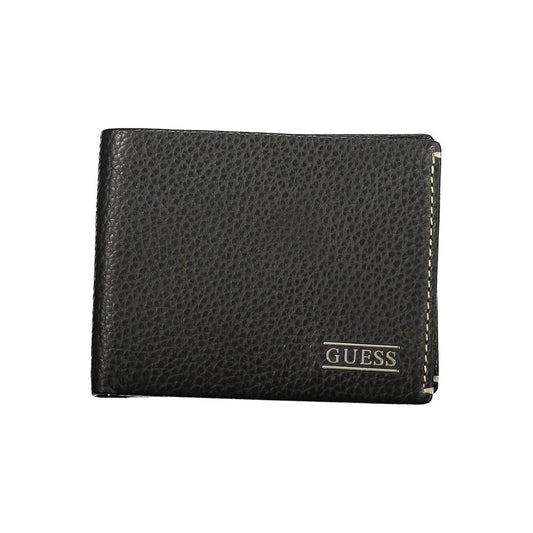 Guess Jeans Black Leather Wallet - HBPS Beauty & Fashion