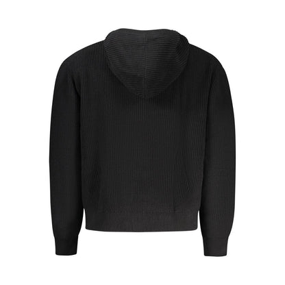 Guess Jeans Black Organic Cotton Men's Cardigan - HBPS Beauty & Fashion