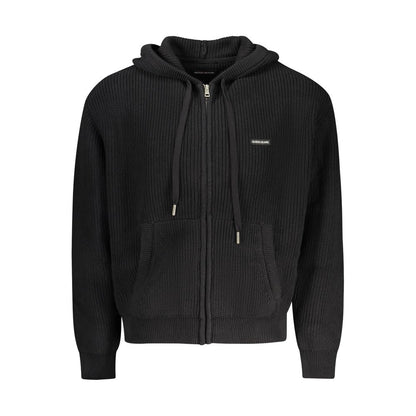 Guess Jeans Black Organic Cotton Men's Cardigan - HBPS Beauty & Fashion