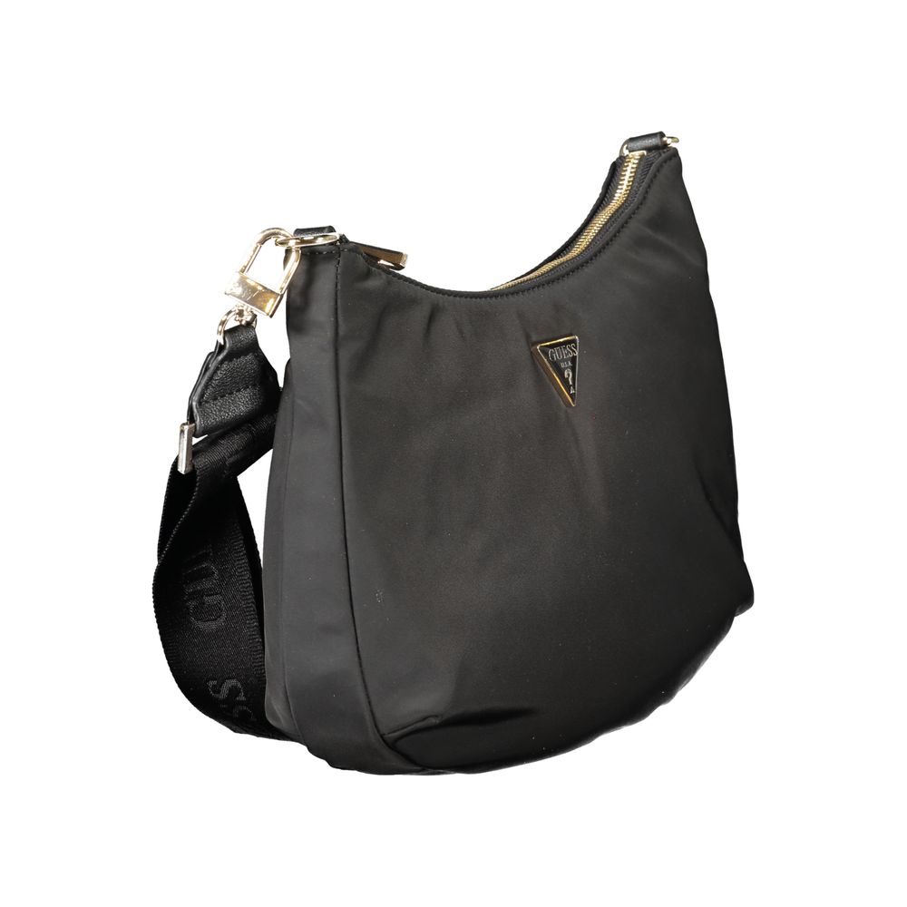 Guess Jeans Black Polyester Women Handbag - HBPS Beauty & Fashion