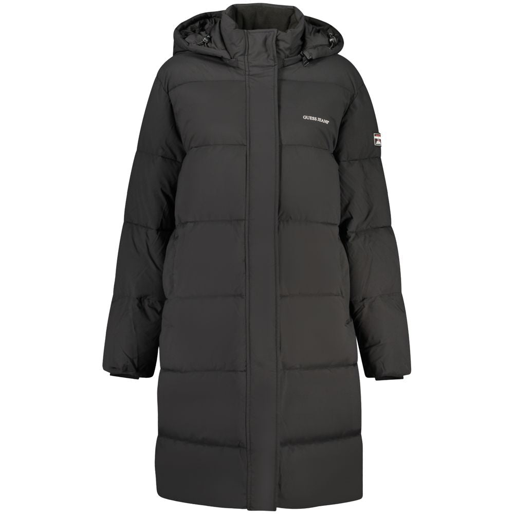 Guess Jeans Black Polyester Women's Jacket - HBPS Beauty & Fashion