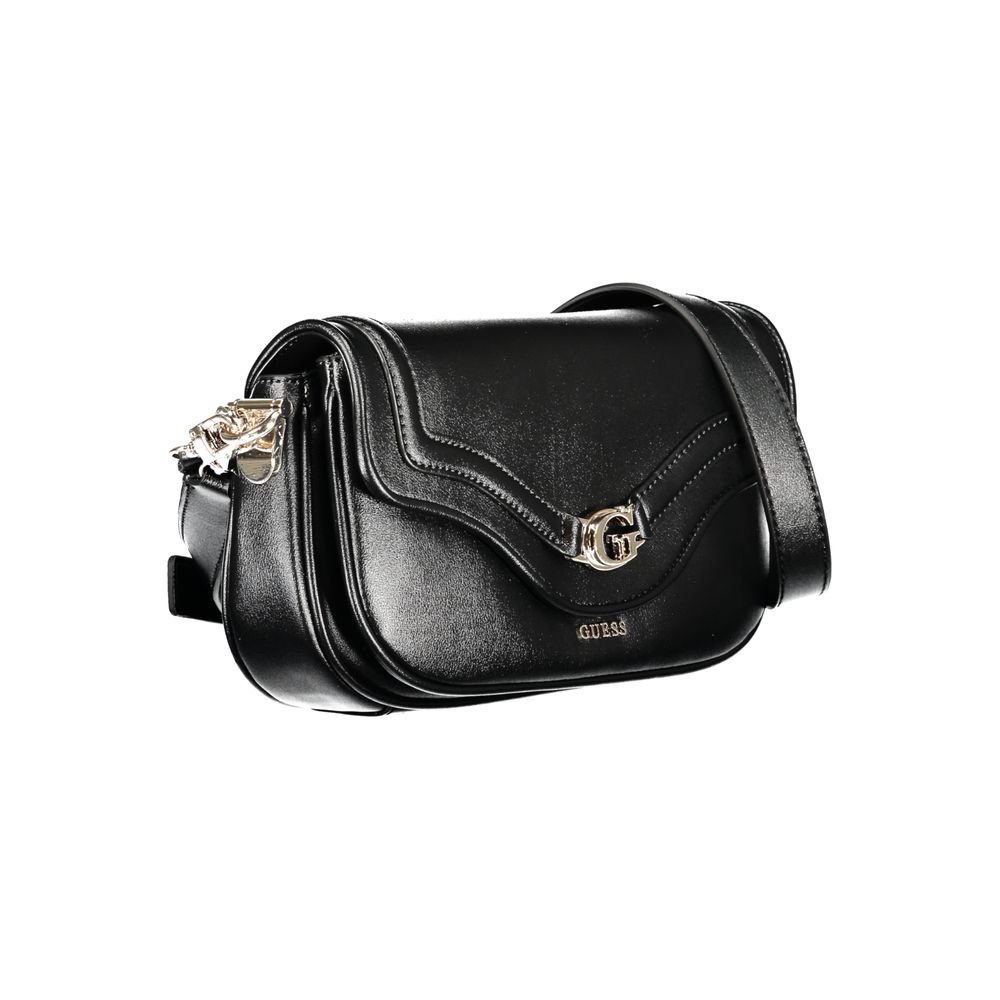 Guess Jeans Black Polyurethane Women Handbag - HBPS Beauty & Fashion
