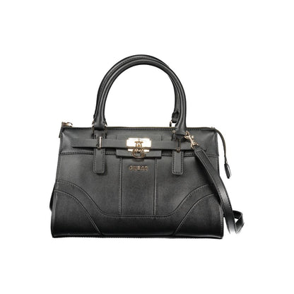 Guess Jeans Black Polyurethane Women Handbag - HBPS Beauty & Fashion
